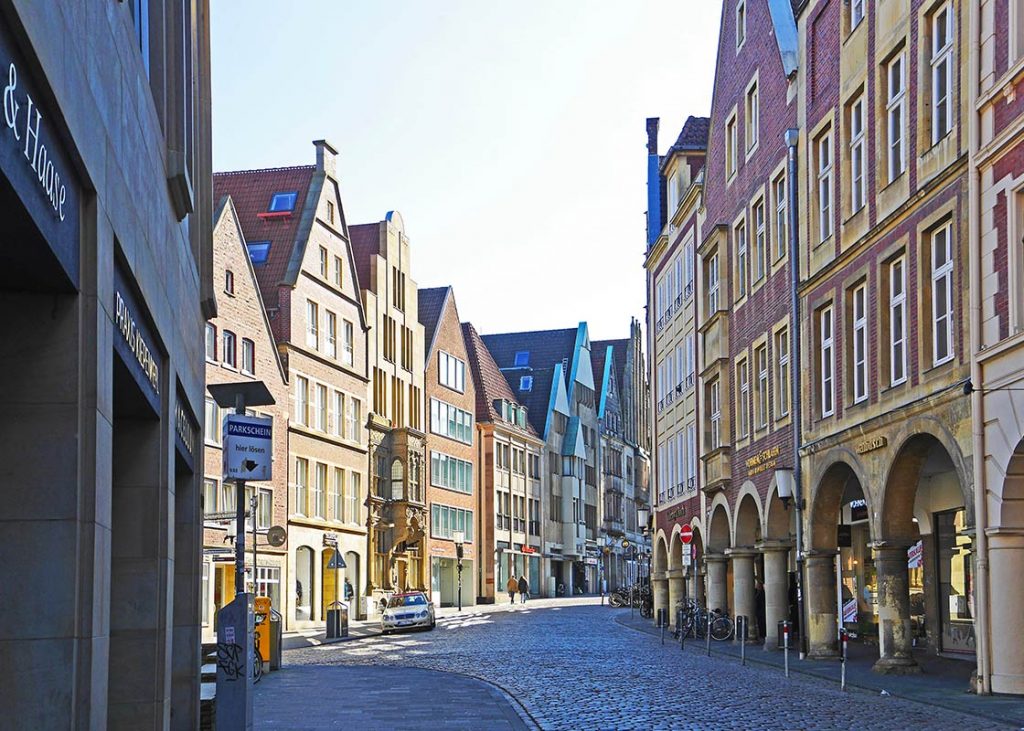 Die Innenstadt von Münster