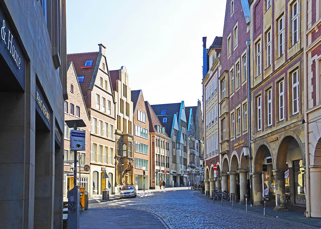 Münster Strassenzug