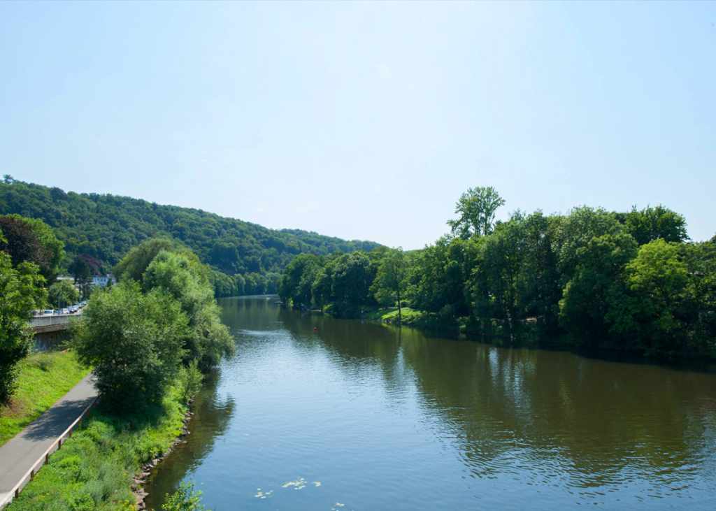 Essen Werden - Blick auf die Ruhr