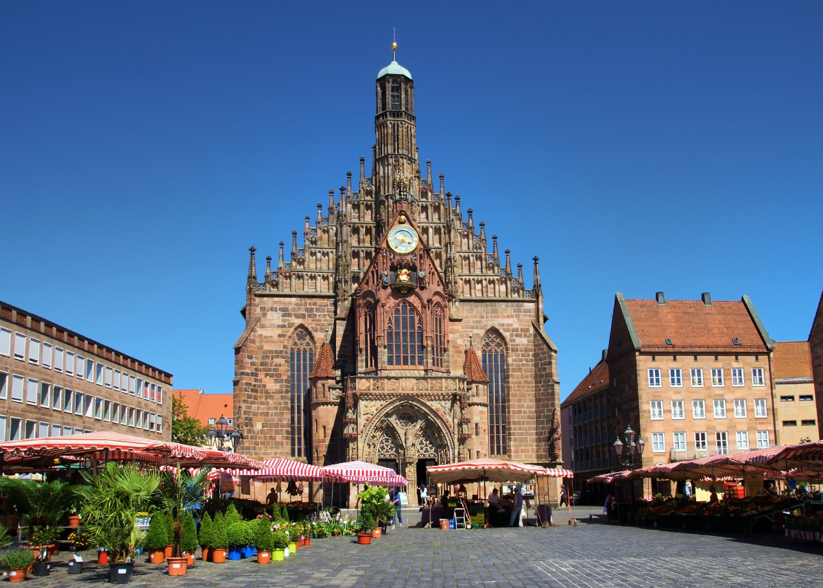 Nürnberg Hauptmarkt mit Frauenkirche