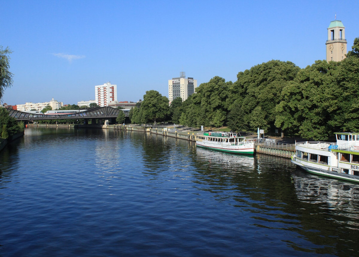 Havelpartie am Lindenufer in Berlin Spandau