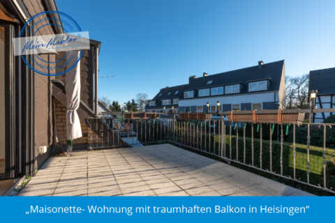 Maiso­nette- Wohnung mit traum­haften Balkon in Heisingen, 45259 Essen / Heisingen, Dachgeschosswohnung