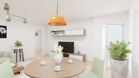 Wohnzimmer visualisiert