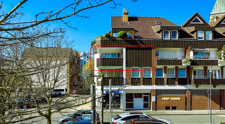Außenansicht - TRAUMHAFTE CITYWOHNUNG MIT BLICK ZUR EMS - FRISCH SANIERT