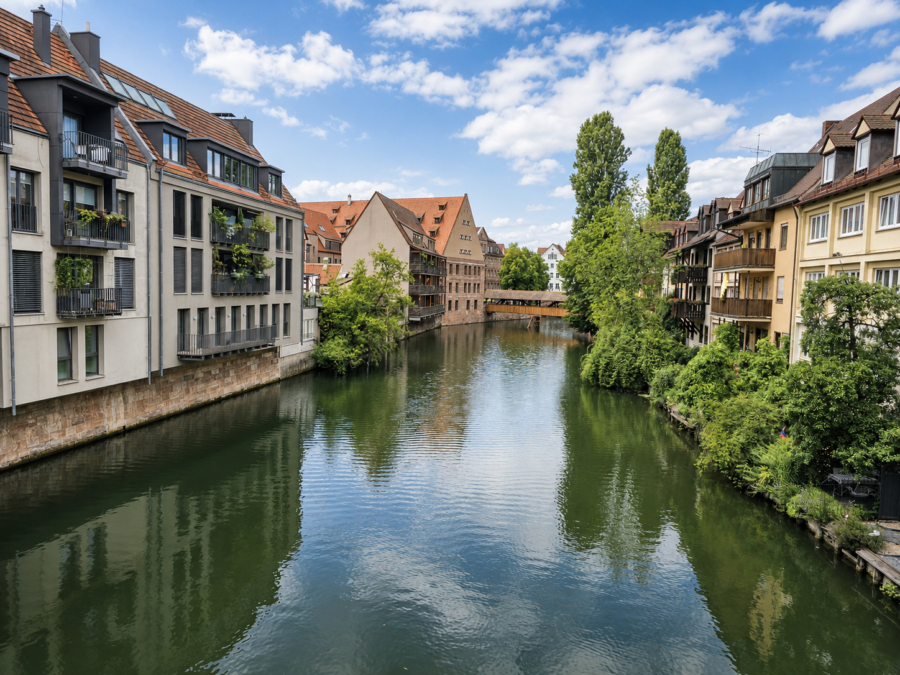 Blick auf die Pegnitz