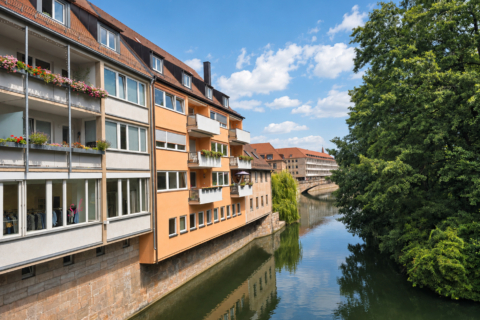 Einmalige Gelegenheit - Wohnen in Bestlage mit direktem Blick auf die Pegnitz, 90403 Nürnberg, Etagenwohnung