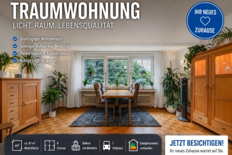 Famili­en­glück zum Wohlfühlen!, 44879 Bochum / Dahlhausen, Etagenwohnung