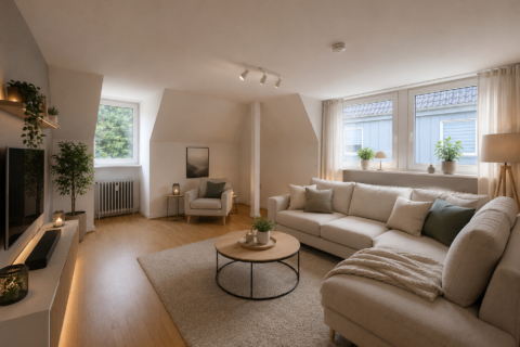 Vier Räume. Viel Grün. Viel Stadtwald., 45134 Essen / Stadtwald, Dachgeschosswohnung