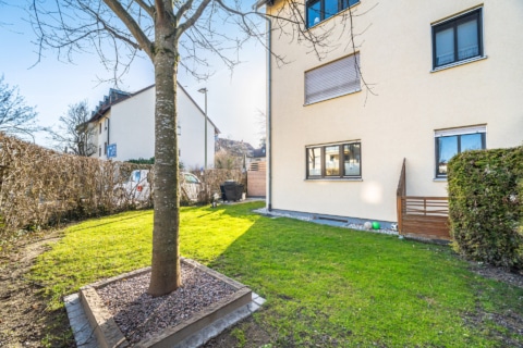 Vermietete Famili­en­freund­liche 4-Zimmer-Garten­wohnung in Ismaning –ca. 90 m² inklusive TG-Stellplatz, 85737 Ismaning, Etagenwohnung