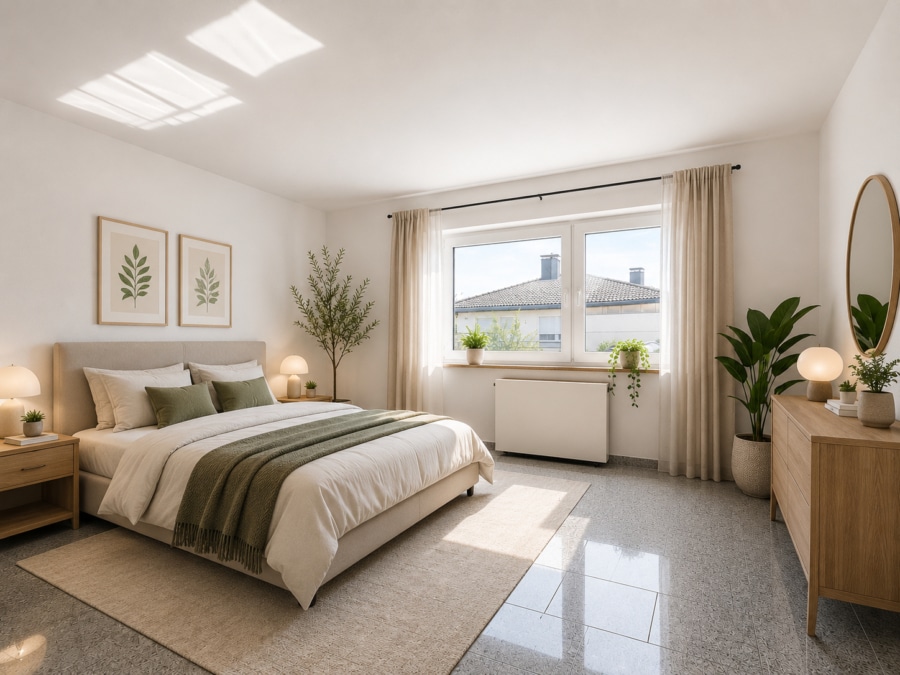 Schlafzimmer (Möblierungsbeispiel)