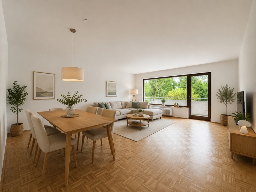 Möblierungsbeispiel Wohnzimmer
