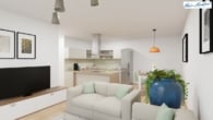 Wohn- Esszimmer visualisiert