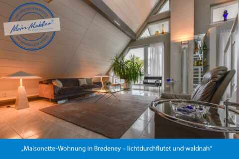 Maiso­nette-Wohnung in Bredeney – licht­durch­flutet und waldnah, 45133 Essen / Bredeney, Maisonettewohnung