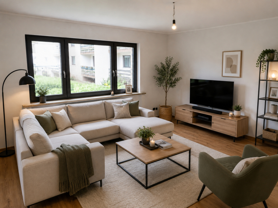 Visualisierung Wohnzimmer