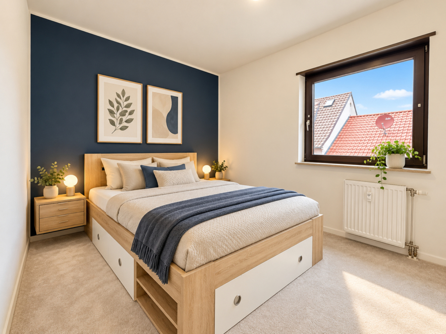 Schlafzimmer (Möblierungsbeispiel)