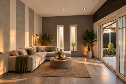 Schöne Erdge­schoss­wohnung mit Winter­garten und großem Garten, 49419 Wagenfeld, Erdgeschosswohnung