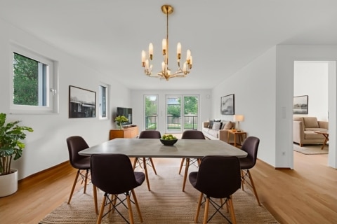 +++ OPEN-HOUSE 24.01.26 +++ Exklusive Garten-Maiso­nette mit Haus-im-Haus-Charakter, 40489 Düsseldorf / Angermund, Etagenwohnung