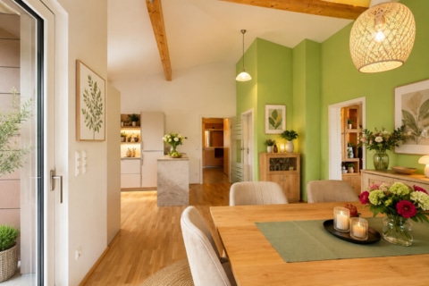 Exclusive Penthouse­wohnung mit Blick ins Grüne - Provisionsfrei, 4850 Timelkam (Österreich), Penthousewohnung
