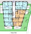 Exklisive Penthouse Wohnung mit 3 Zimmern und 60m² süd/west Terrasse - Grundriss Panorama Residenz Haus II EG
