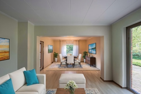 Zwei Wohnein­heiten, viel Platz - optio­nales Baugrund­stück bietet zusätz­liche Chancen, 49419 Wagenfeld / Haßlingen, Zweifamilienhaus