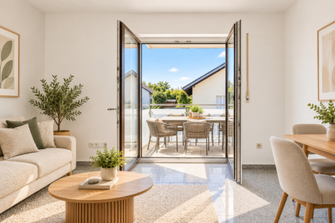 Freie 3-Zimmer-Wohnung mit Balkon, 76351 Linkenheim-Hochstetten, Etagenwohnung