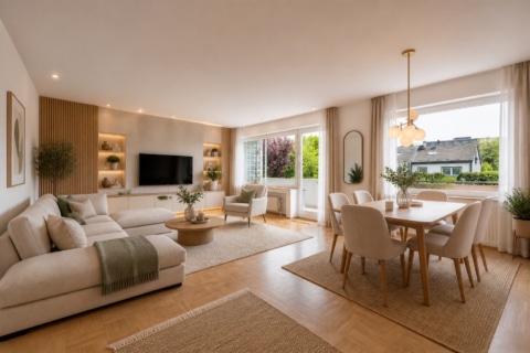 Wohnkomfort für die Familie – Wohnung mit Weitblick & Garage, 45472 Mülheim an der Ruhr / Heißen, Etagenwohnung