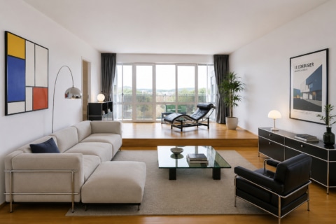 Corbu­sierhaus Schmuck­stück in der 6. Straße, 14055 Berlin, Etagenwohnung