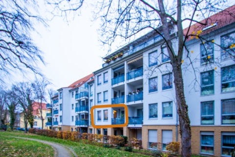Attraktive Kapital­anlage: Senio­ren­ge­rechte Wohnung in Magde­burgs grüner Oase, 39124 Magdeburg, Etagenwohnung