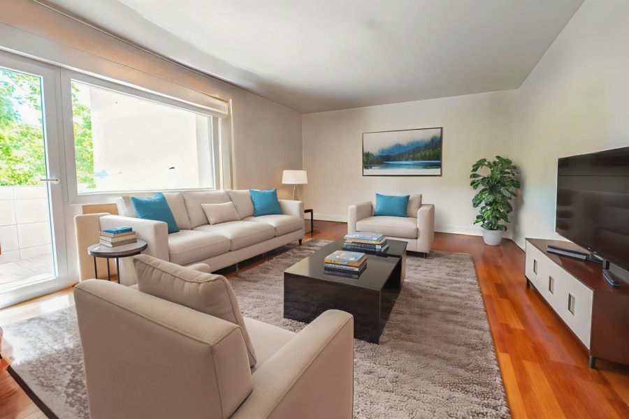 Wohnzimmer Virtual Staging - Zuhause in Höntrop!